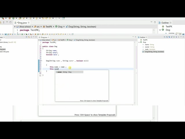 JAVA Programming   -01  |  TOPIC-CONSTRUCTOR AND COPY CONSTRUCTOR. #constructors. #copyconstructors