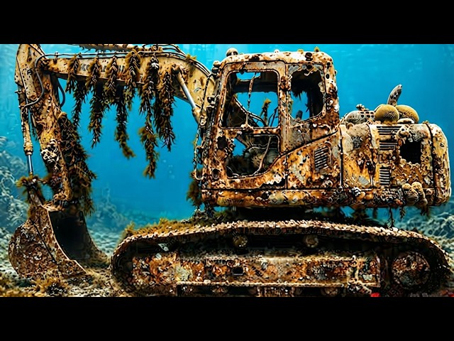 Forgotten Excavator Komatsu PC200 Lost Underwater for 15 Years – Full Restoration