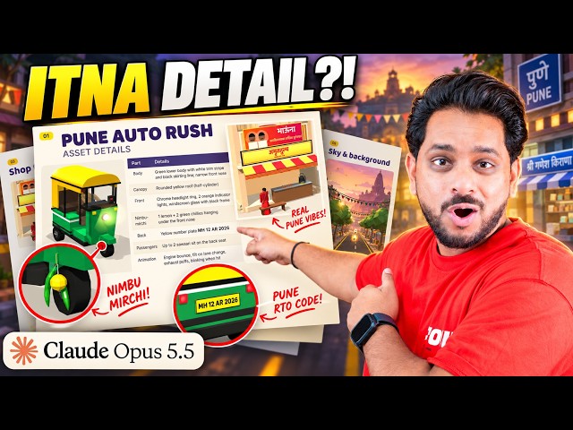 Claude Opus 5.5 Game Breakdown Hindi | Har Cheez Code Se Bani (No Images)