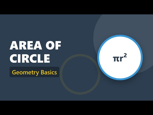 Area of a Circle: Formula A = πr² Explained | Geometry Basics