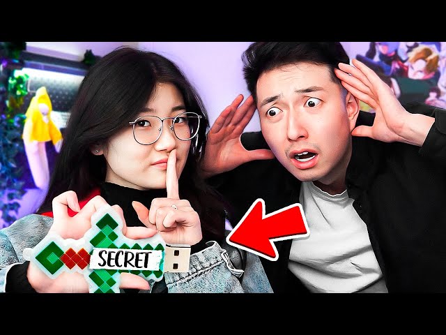 My CRUSH Found My SECRET Minecraft USB..