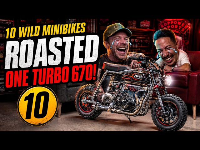 10 Wild Minibikes Get Roasted—One Has a Turbo 670! | Roast My Ride