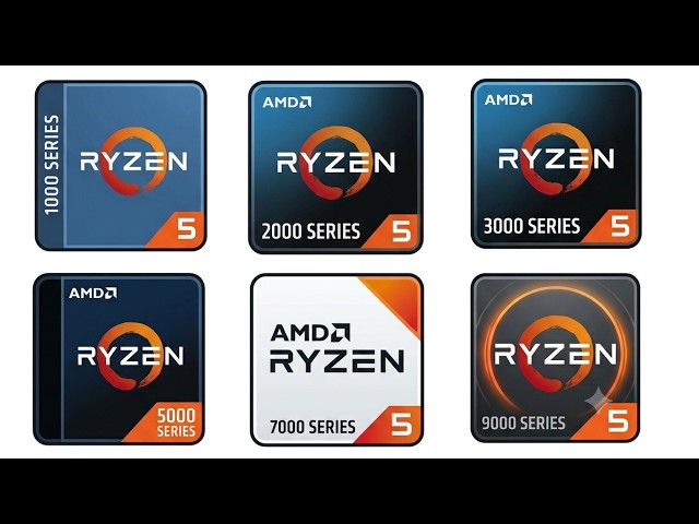 Every AMD Ryzen 5 generation Explained in 7 minutes
