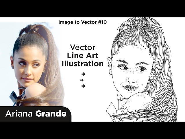 Coreldraw Drawing Tutorial | Ariana Grande | Coreldraw Tutorials Graphic Design #vectorart