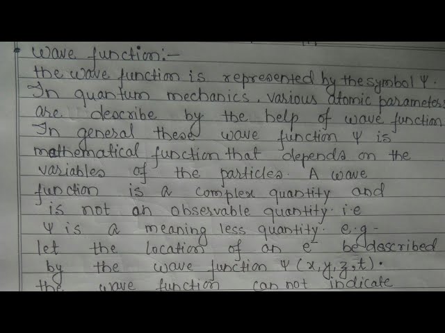 Wave function and probability density in one dimensional and three dimensional.