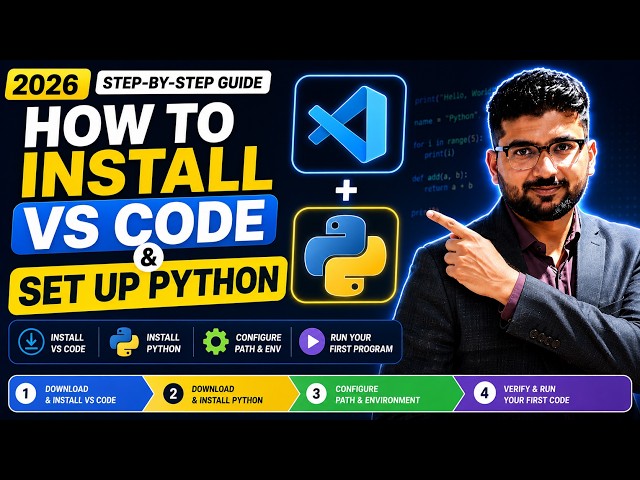 How to Install VS Code & Set Up Python (2026) – Step-by-Step Guide