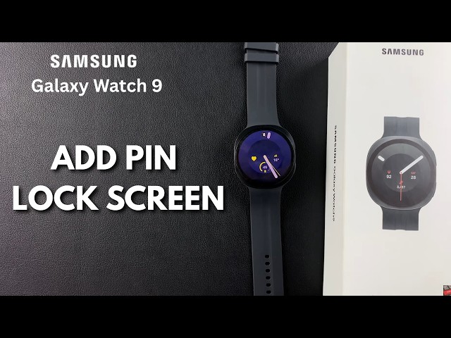 How To Add PIN / Pattern On Samsung Galaxy Watch Ultra 2