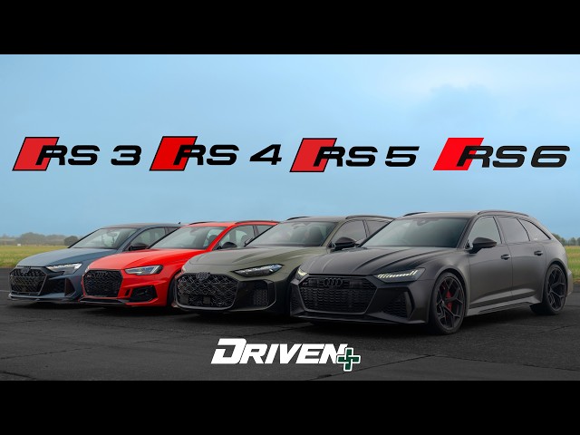 Audi RS3 vs RS4 vs RS5 vs RS6 – Which Is Fastest?
