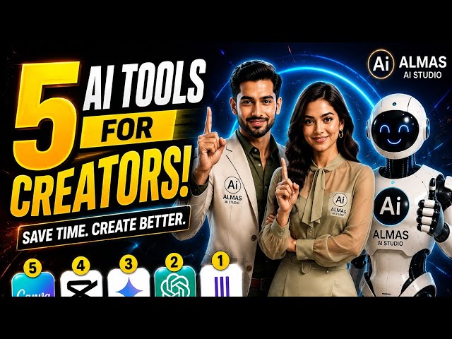 5 AI Tools Jo Har YouTube Creator Ko Try Karne Chahiye! 🤯 #Shorts
