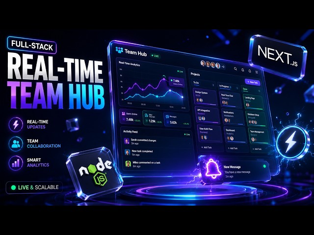 Full-Stack Real-Time Collaborative Team Hub | Next.js, NodeJS, Express, PostgreSQL Socket.io, Prisma