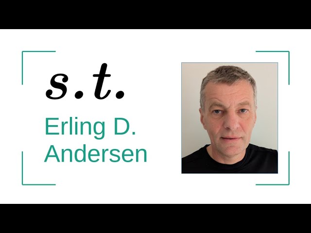 Subject to: Erling D. Andersen