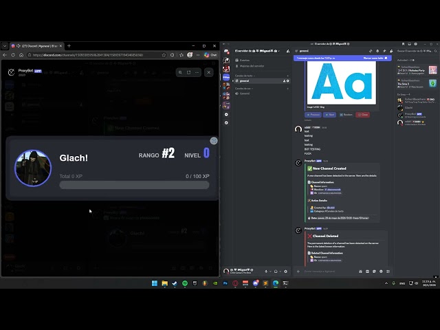 Sistema de Rangos y Niveles con MongoDB y Discord.JS