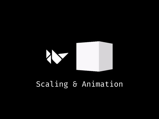 3D with Kivy: Scaling & Animation