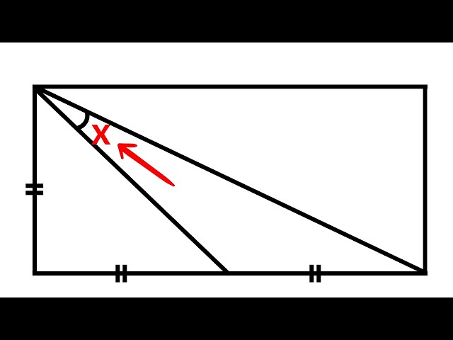 Can you find the angle X?