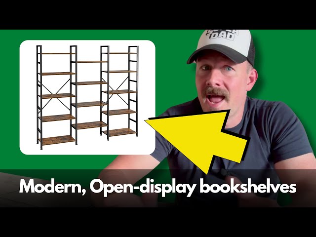 SUPERJARE 5 Tier Bookshelf with open display shelves review