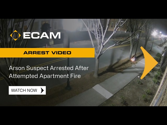 Arson Suspect Arrested After Apartment Fire Caught on Camera