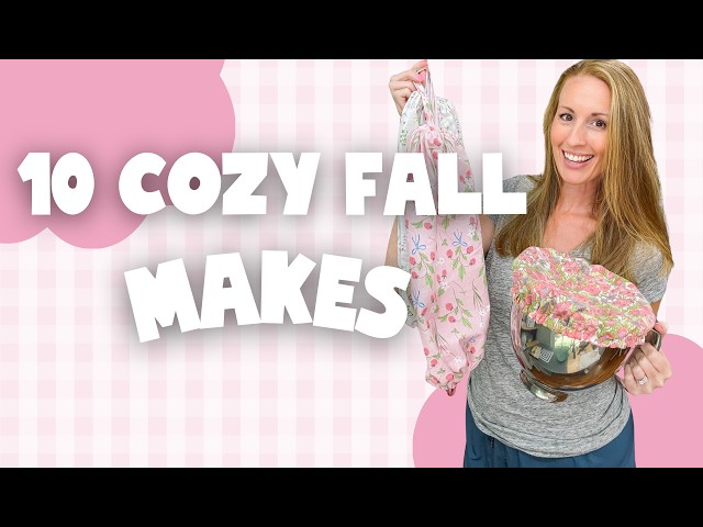 🍁10 Fall Sewing Projects to Sell or Gift! Beginner Friendly Sewing Tutorials | Free Sewing Patterns