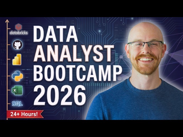 2026 FREE Data Analyst Bootcamp [24 Hours+] for FREE | SQL, Excel, Python, Power BI, GitHub, AWS