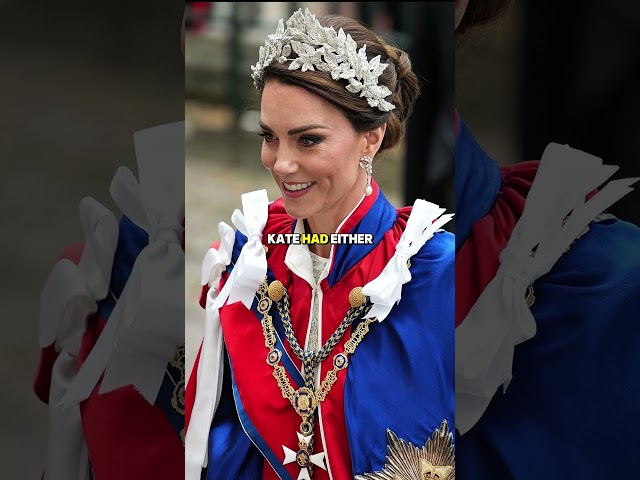 Secret of Princess Catherine’s coronation dress #royal #princess #kingcharles #princewilliam