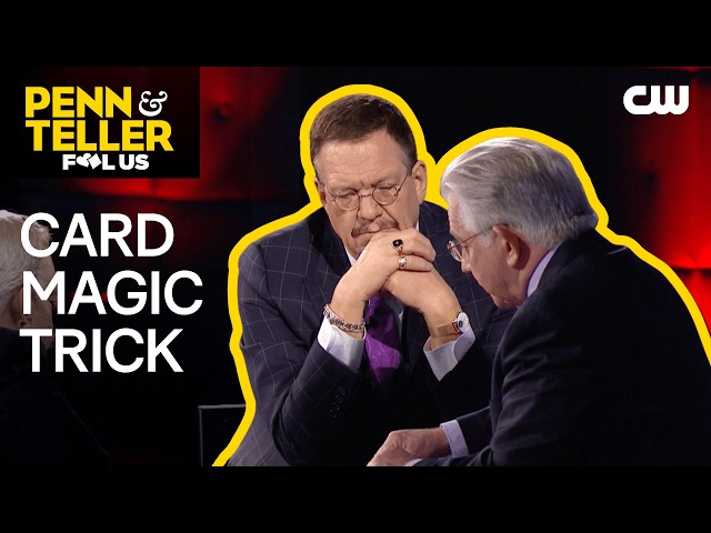 Magician Performs Guitar Pick Card Magic Trick | Penn & Teller: Fool Us | The CW
