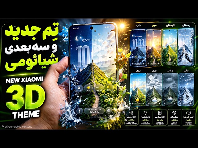 New 3D Xiaomi Theme 2026 | Professional HyperOS Customization + NEW Xiaomi 3D Theme 2026