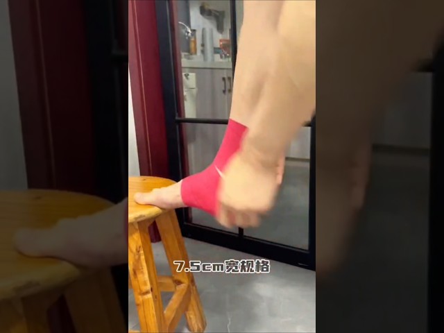 How to Wrap an Ankle with Elastic Bandage Step-by-Step | Easy Ankle Support Tutorial
