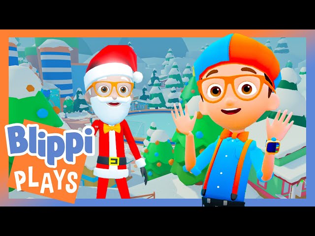 Blippi Finds Presents | Blippi Plays | Educational & Gaming Videos for Kids
