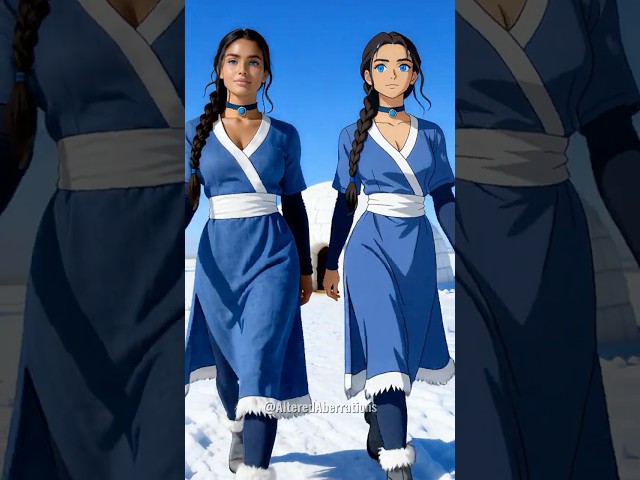 Avatar The Last Airbender: Anime vs Real Life 🌊🔥🌋💨 (Katara, Azula, Toph, & More)