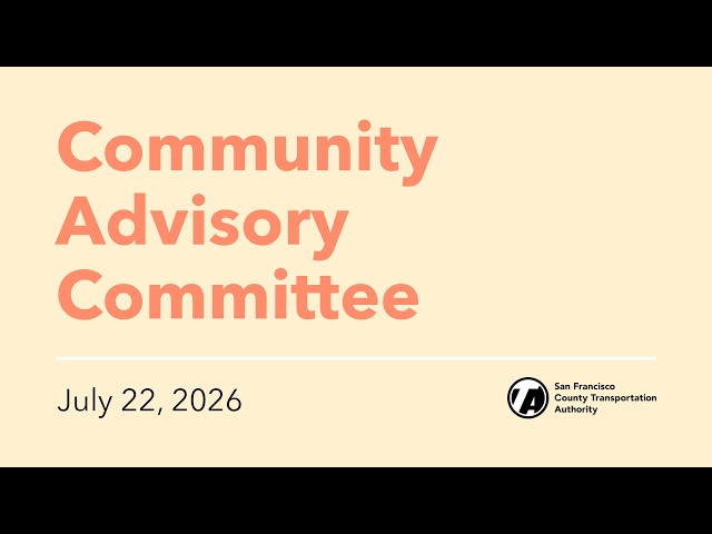 CAC Meeting July 22, 2026