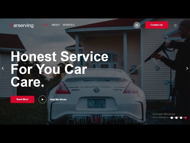 Free Auto and Transportation Website Template  With Source Code || Source Coder || HTML CSS Projects