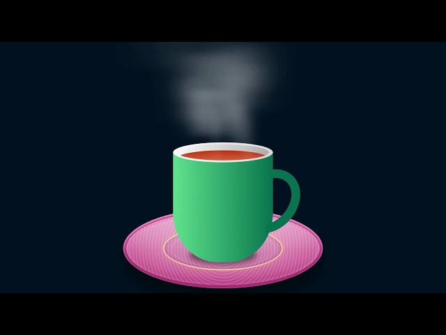 Pure CSS Animated Hot Cup of Tea with Steam Effect | HTML CSS Animation