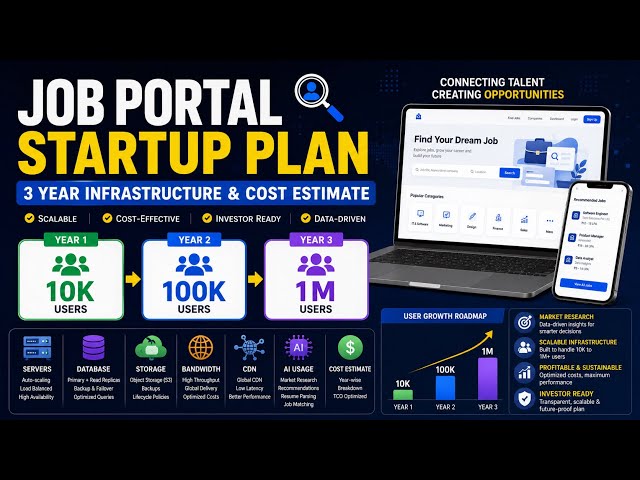 From 10K to 1M Users: Job Portal Architecture Explained