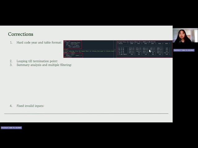 Python project: Debugging HDB Resale prices per sqr mtr by Storey