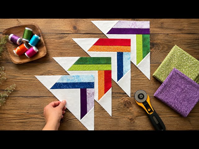 One of the Easiest & Most Beautiful Quilt Patterns for Beginners! ⭐