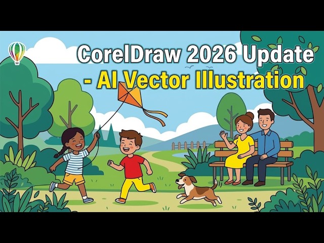 CorelDraw 2026 Update - AI Vector Illustration