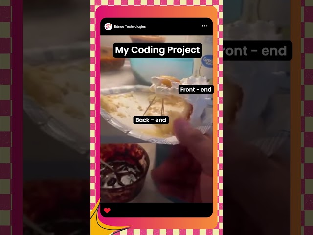 How my coding project looks like 😅