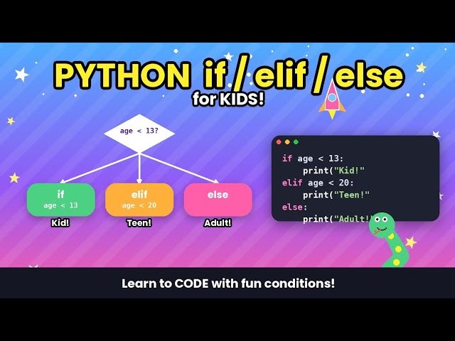 Prendre des décisions en Python | Conditions (if, elif, else)