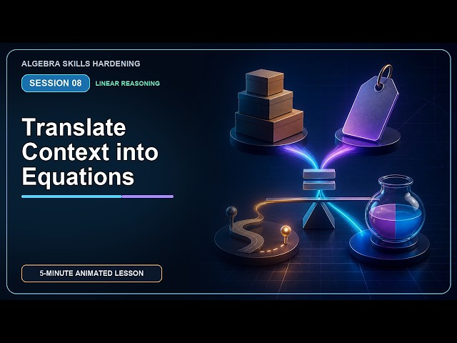 Turn Word Problems into Equations | Algebra Lesson 8