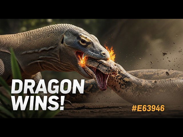 Komodo Dragon vs  GIANT Python ULTIMATE Jungle War!