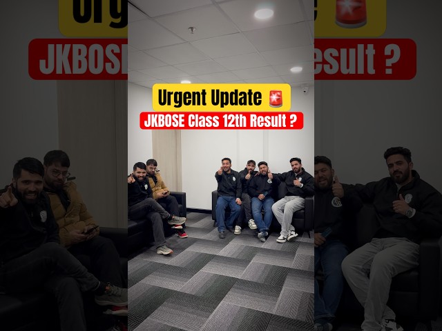 JKBOSE Class 12th Result Update🚨#jkbose #jkboseresult #shorts #pw #jkbosewallah