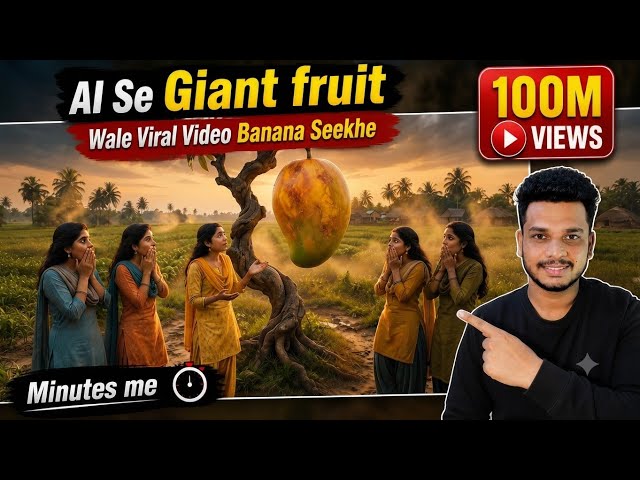 AI Se Video Kaise Banaye|Giant Fruit 🥭 Wale Viral Videos | Giant fruit Viral Videos