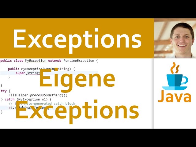 💻 JAVA | Exceptions 08 - Eigene Exceptions