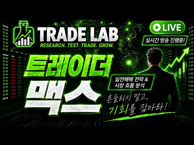 [해외선물 실시간] TRADE LAB 맥스 트레이더 해외선물  | 나스닥 연휴전날 집중의시간입니다