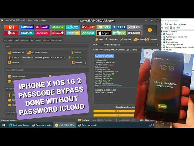 IPHONE X IOS 16.2 PASSCODE FULL BYPASS DONE WITHOUT ICLOUD  BY UNLOCK TOOL #IPHONEBYPASS #PASSCODE