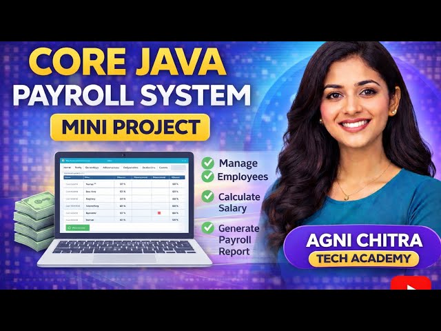 PayLite 💰| Employee payroll Management System using core Java☕ | Simple Java Project @Agni_dev_hub