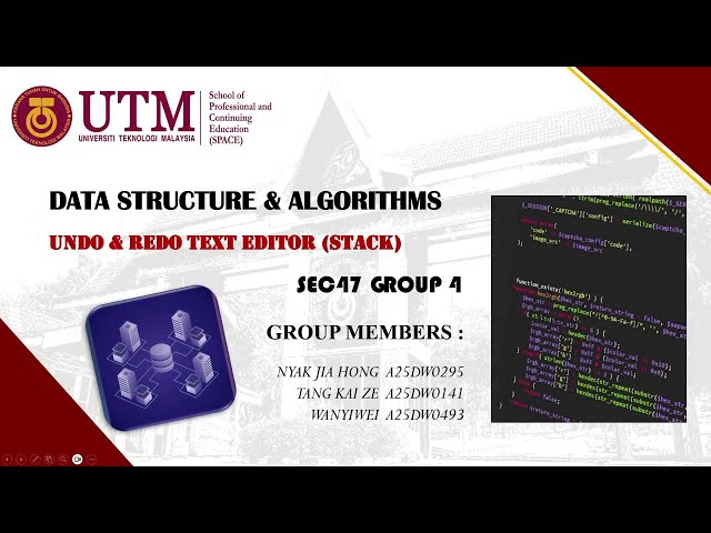 DSA Project: Undo & Redo Text Editor (Stack Implementation + Demo)