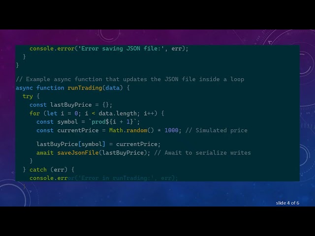 How to Properly Write JSON Files in Node.js Using fs.promises to Avoid Corruption