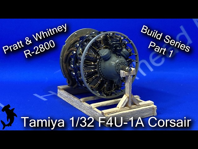 Tamiya 1/32 F4U-1A Corsair Build Series | Part 1 | R-2800 Build Video
