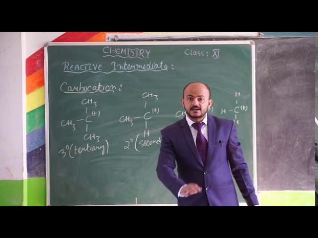 Class 11 Chemistry Reactive intermediate
