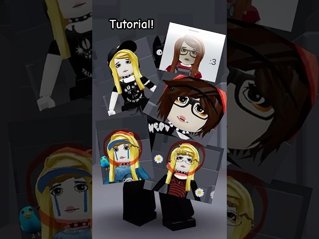!Tutorial de como hacer estas caras sin robux❌💸#roblox #parati #tutorial #rblx #gratis